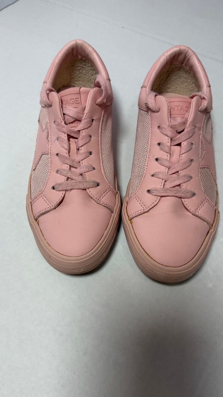 Vintage Havana Pink Star Sneakers Womens Mesh Low Top Skate Streetwear VH Shoes